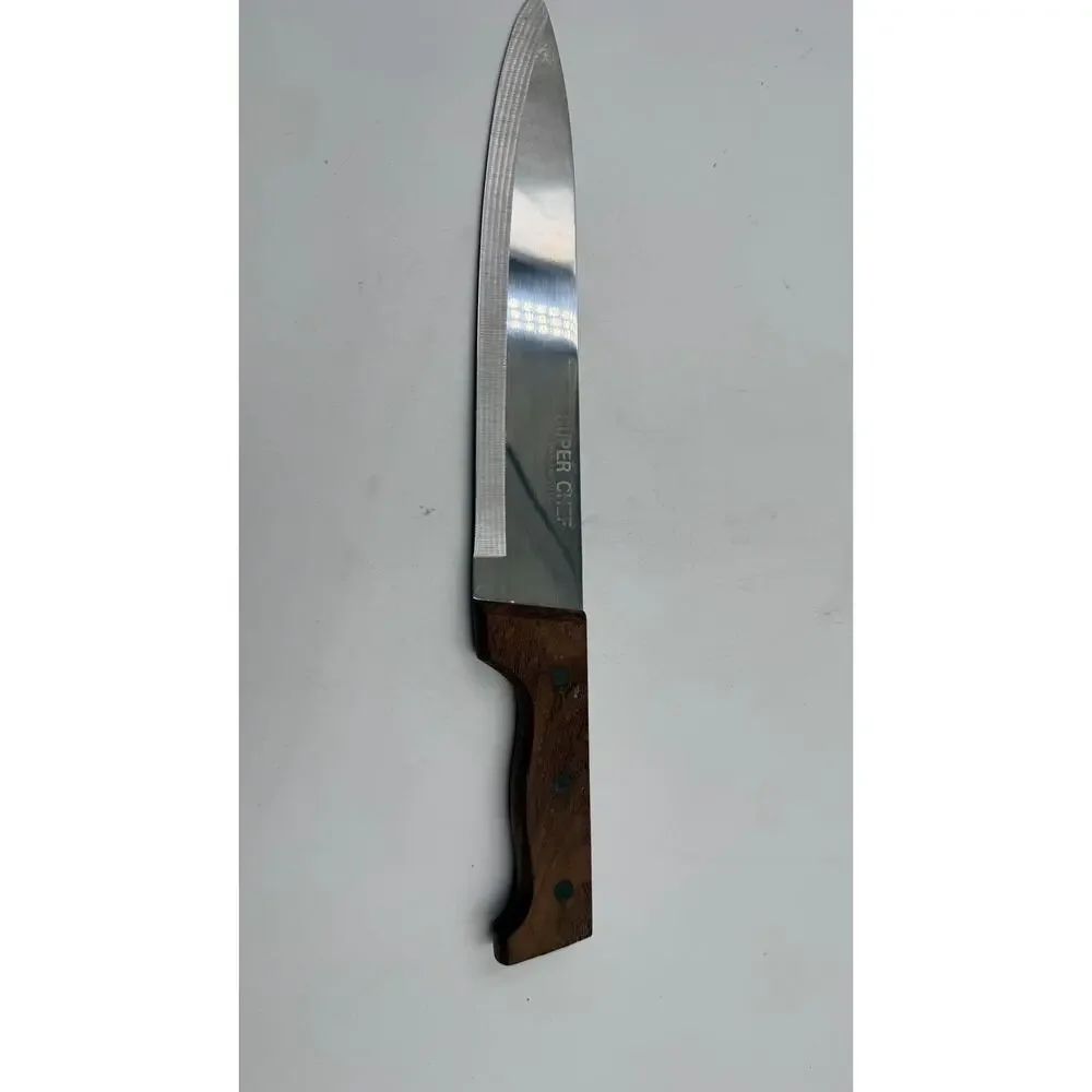 Super-Chef Everbrite S.STEEL Chefs Knife 13.5'' Japan Wood Handle